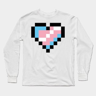 Trans heart Long Sleeve T-Shirt